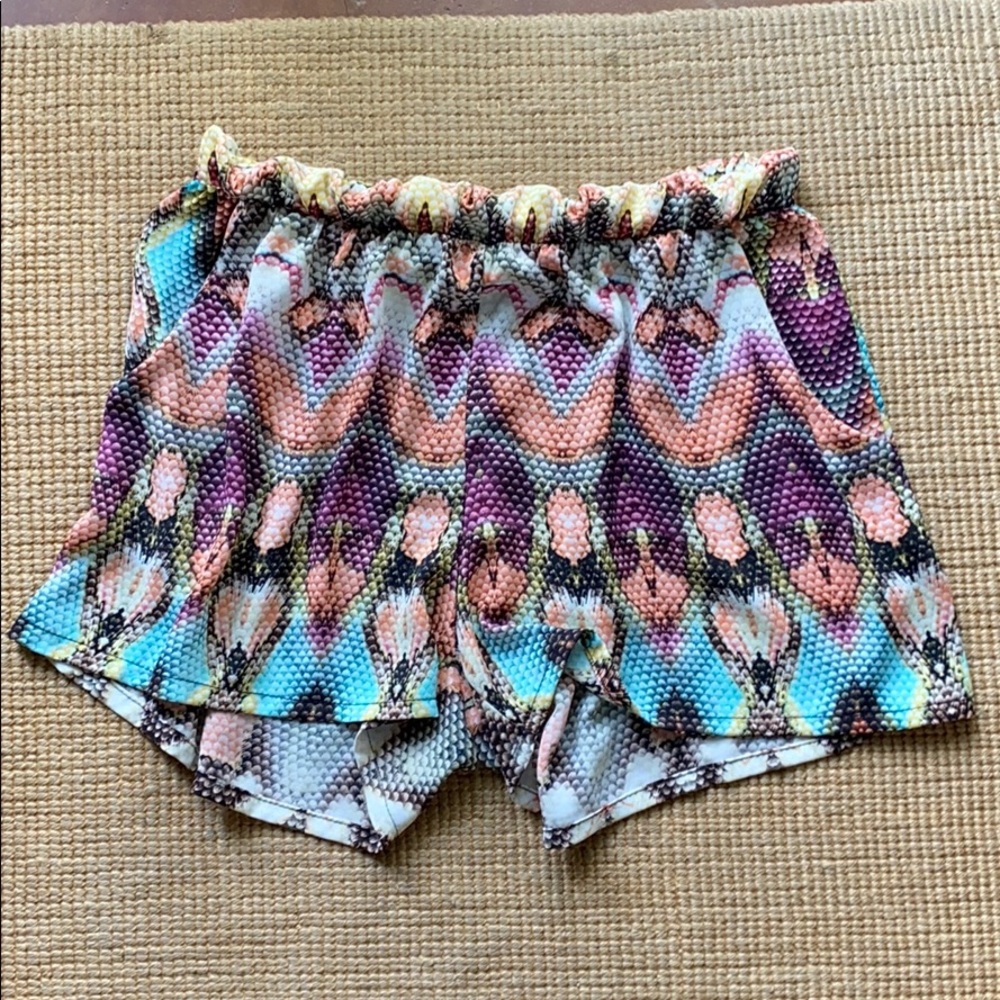 Snakeskin shorts